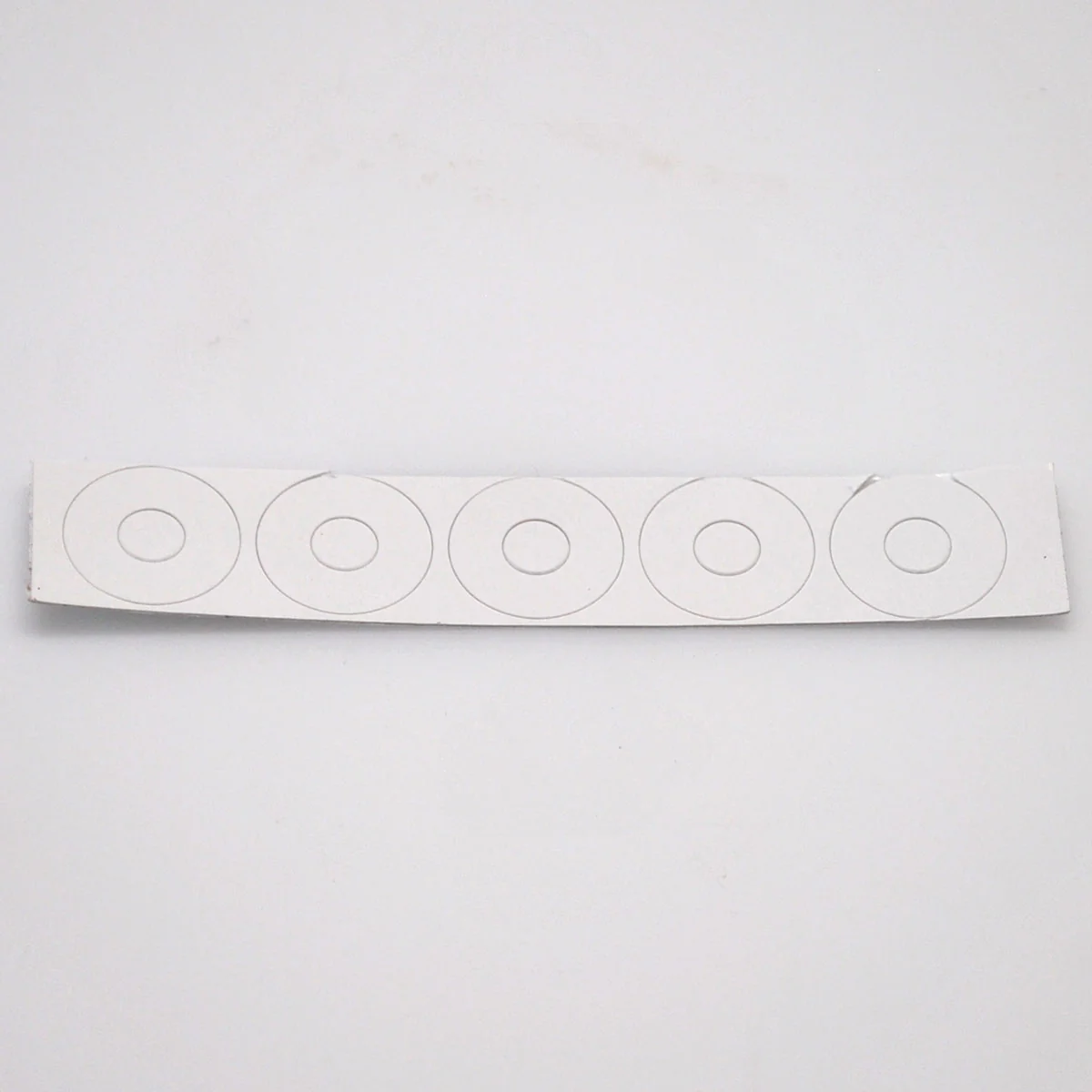 18650 Button Top Battery Terminal Insulators - 5pcs - Matte White
