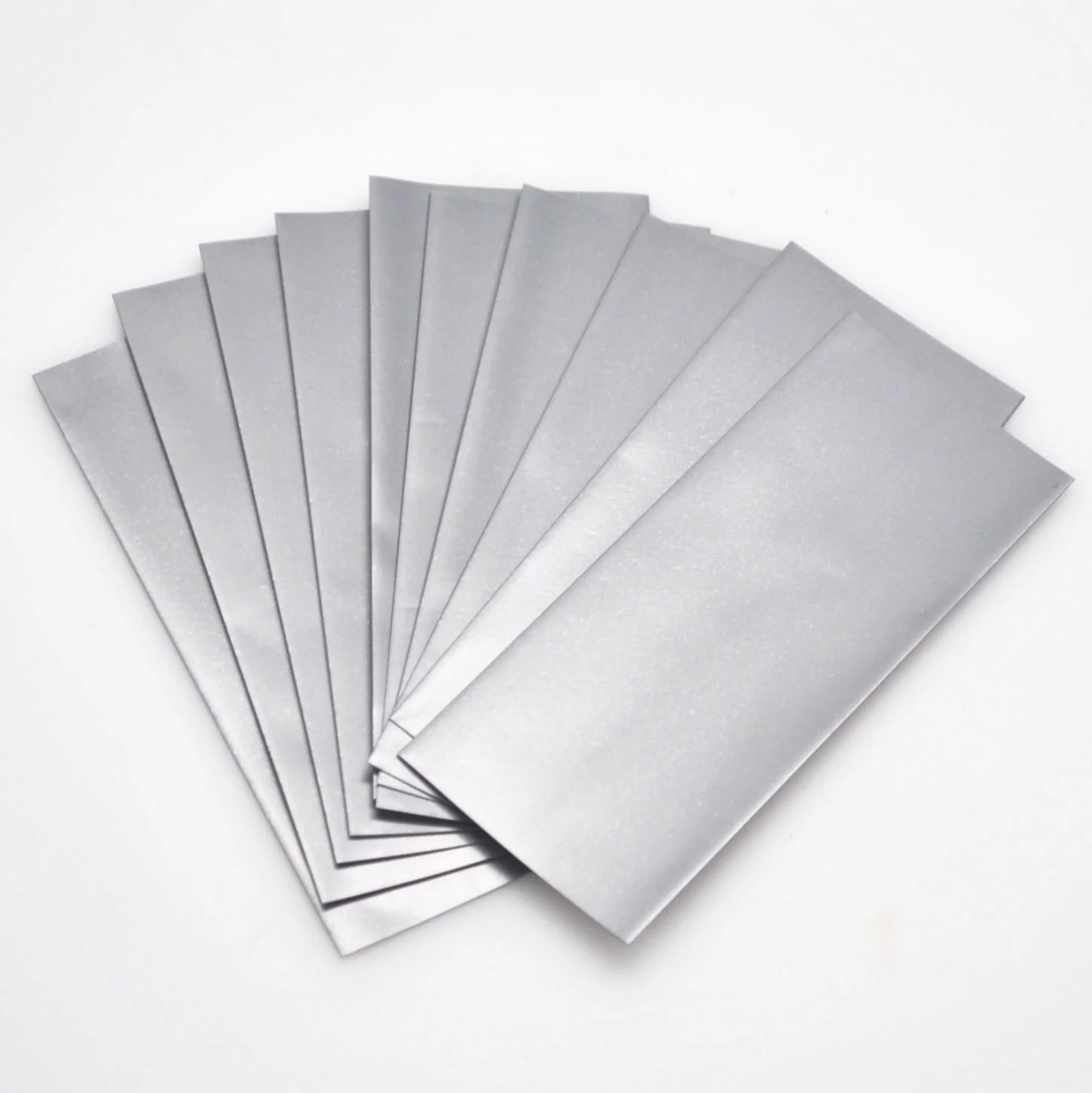 18650 PVC Heat Shrink Wraps - 10 pack - Silver