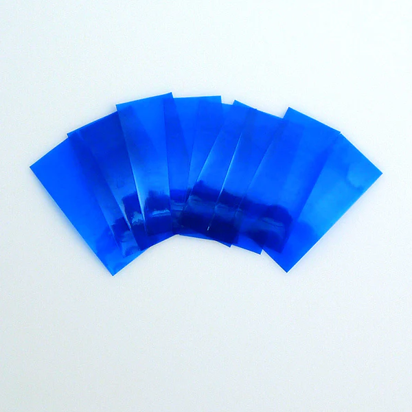 18650 PVC Heat Shrink Wraps - 10 pack - Transparent Blue