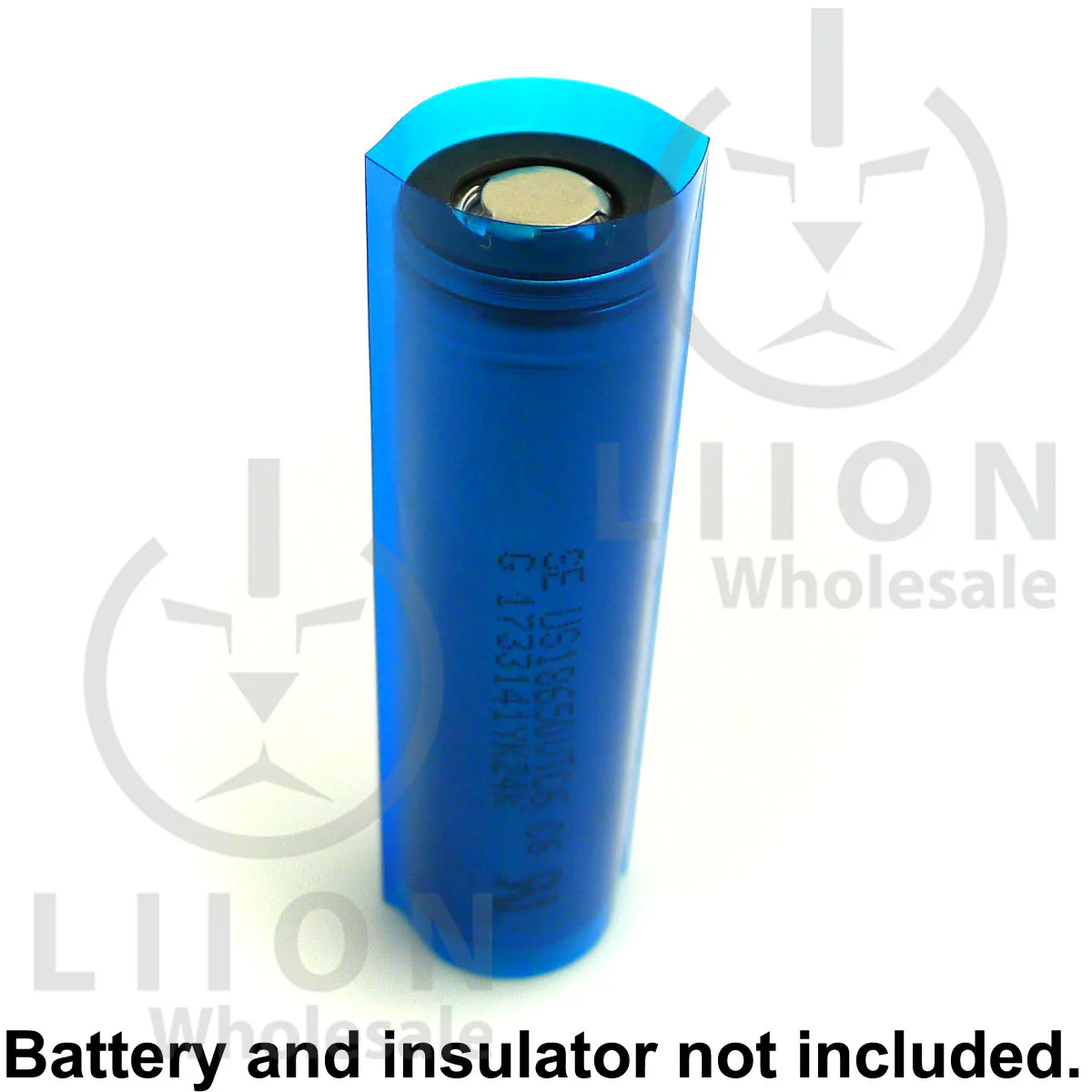 18650 PVC Heat Shrink Wraps - 10 pack - Transparent Blue - Image 2