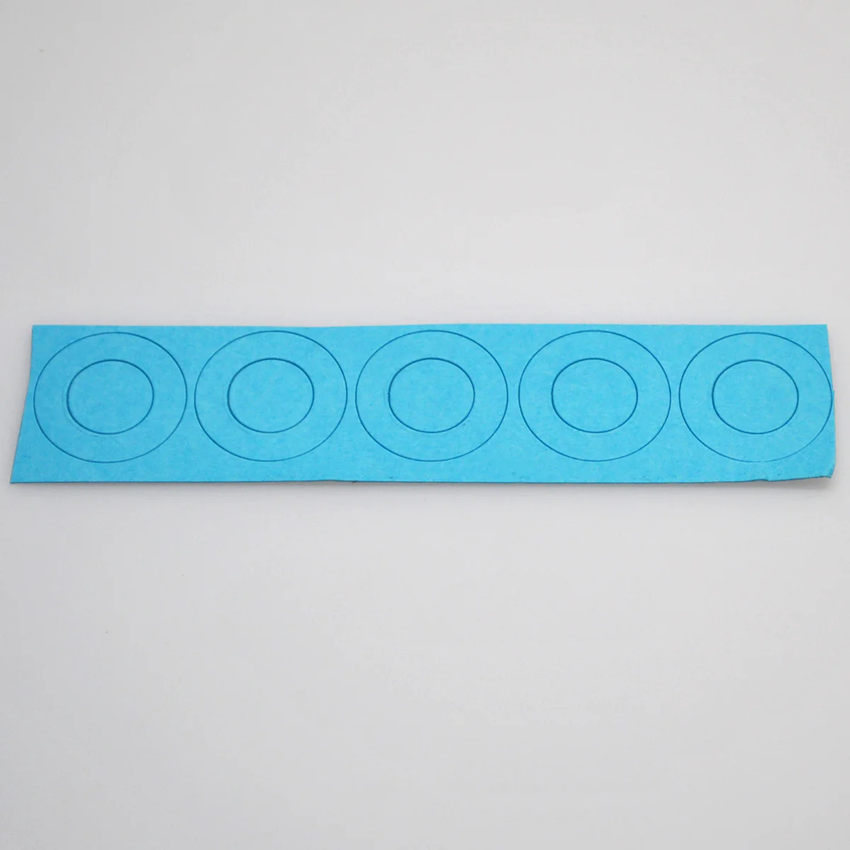 21700 Flat Top Battery Terminal Insulators - 5pcs - Matte Blue