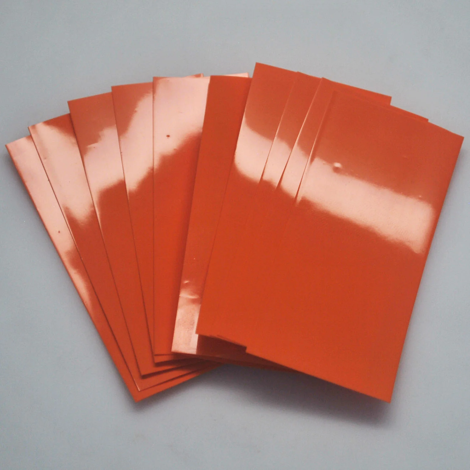 21700 PVC Heat Shrink Wraps - 10 pack - Orange