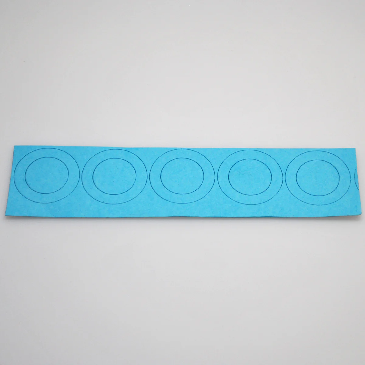 26650 Flat Top Battery Terminal Insulator - 5pcs - Matte Blue
