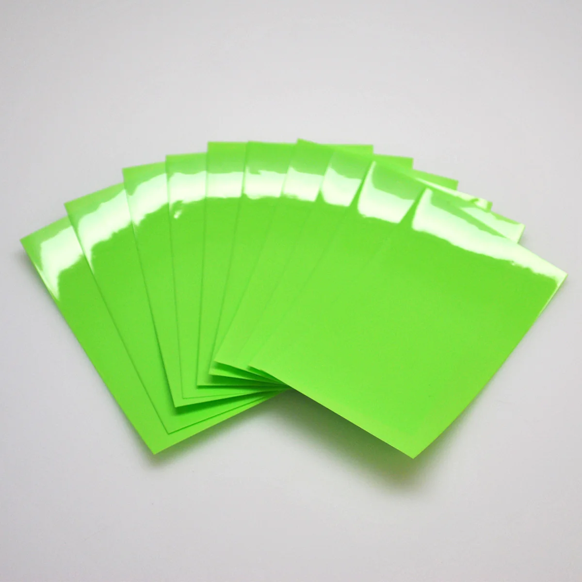 26650 PVC Heat Shrink Wraps - 10 pack - Neon Green