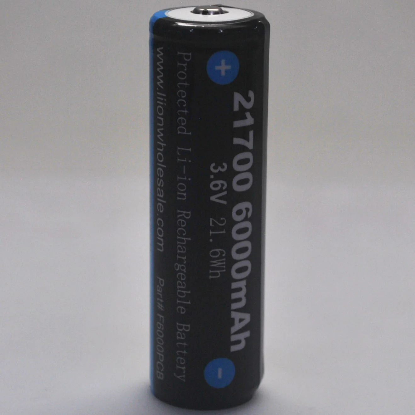 Protected 6000mAh 5A 21700 Button Top Battery - Wholesale Discount