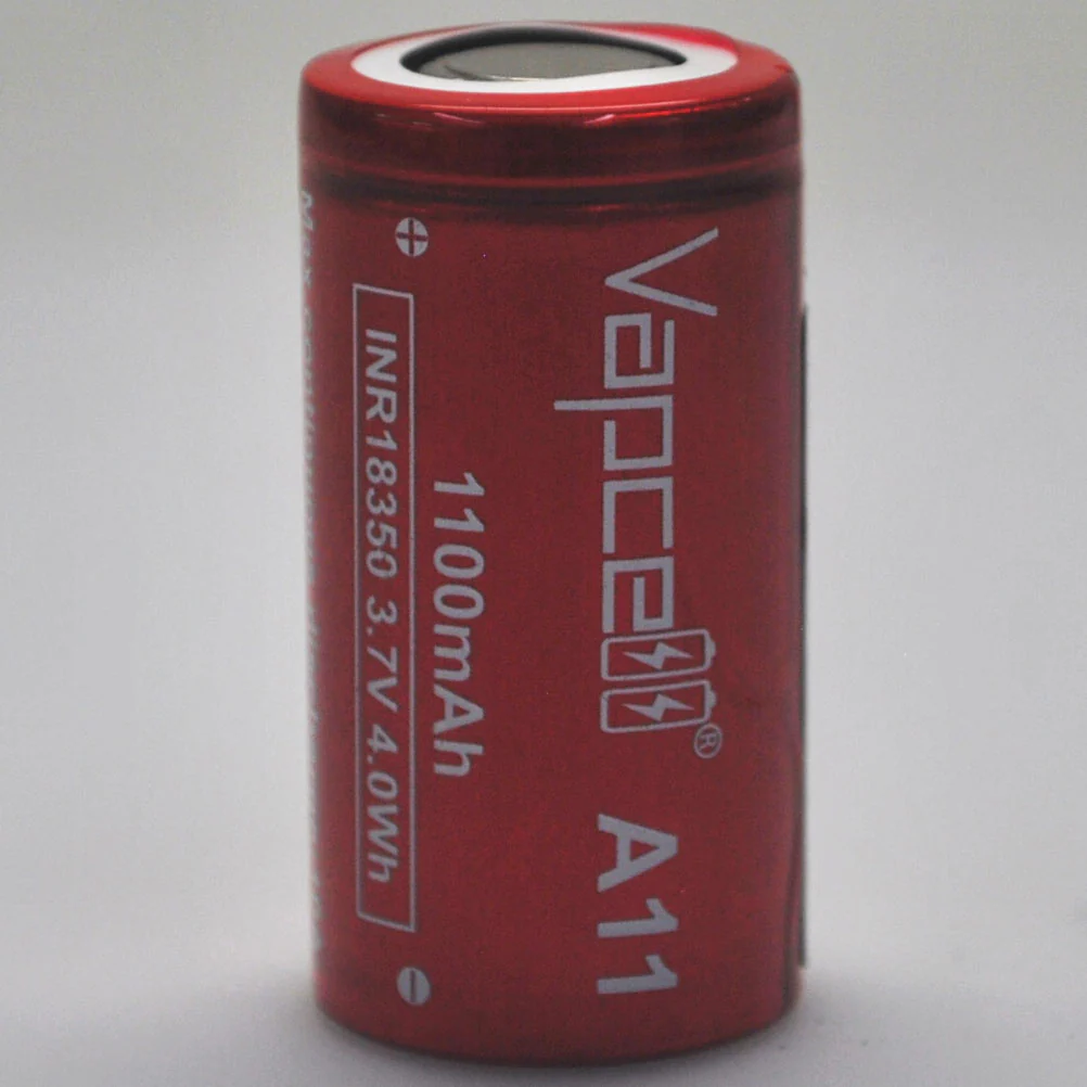Vapcell A11 18350 10A Flat Top 1100mAh Battery - Genuine