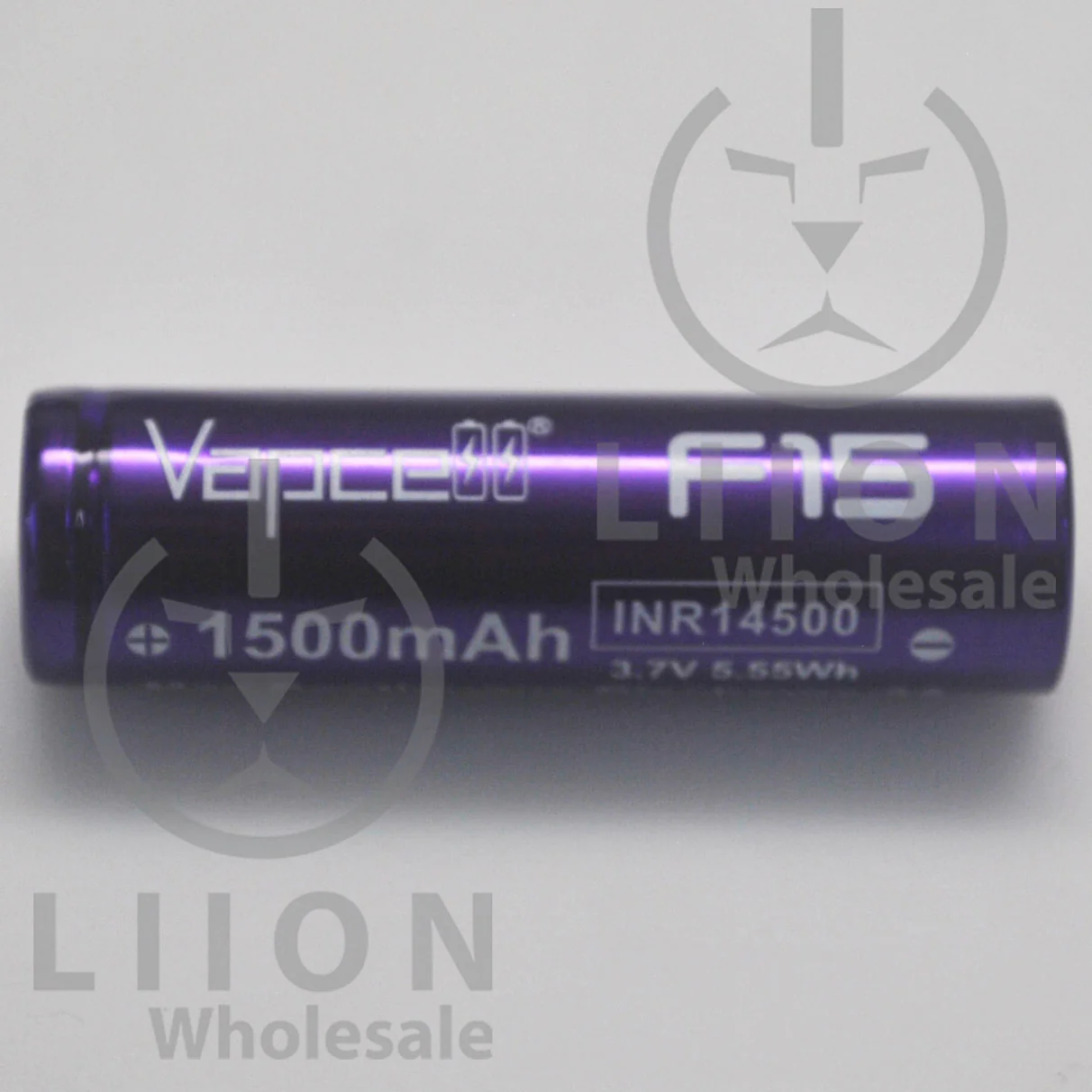 Vapcell F15 14500 3A Flat Top 1500mAh Battery - Genuine - Image 2