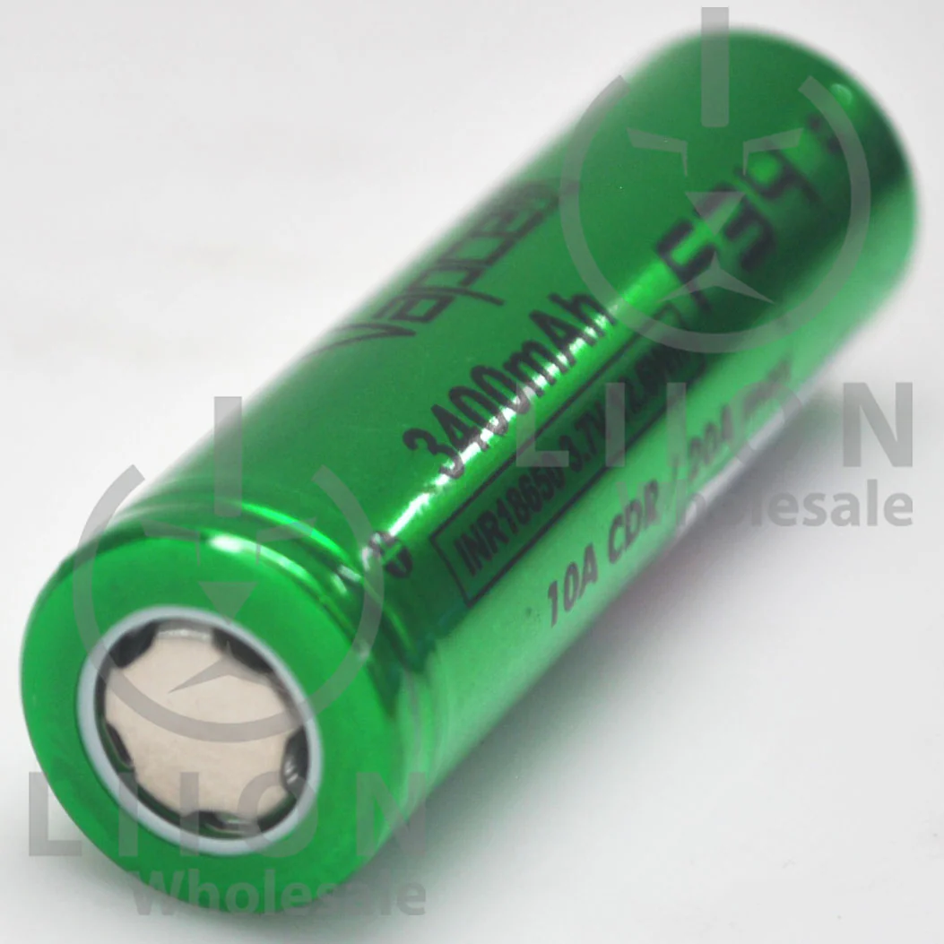 Vapcell F34 18650 10A/20A Flat Top 3400mAh Battery - Genuine - Wholesale Discount - Image 3