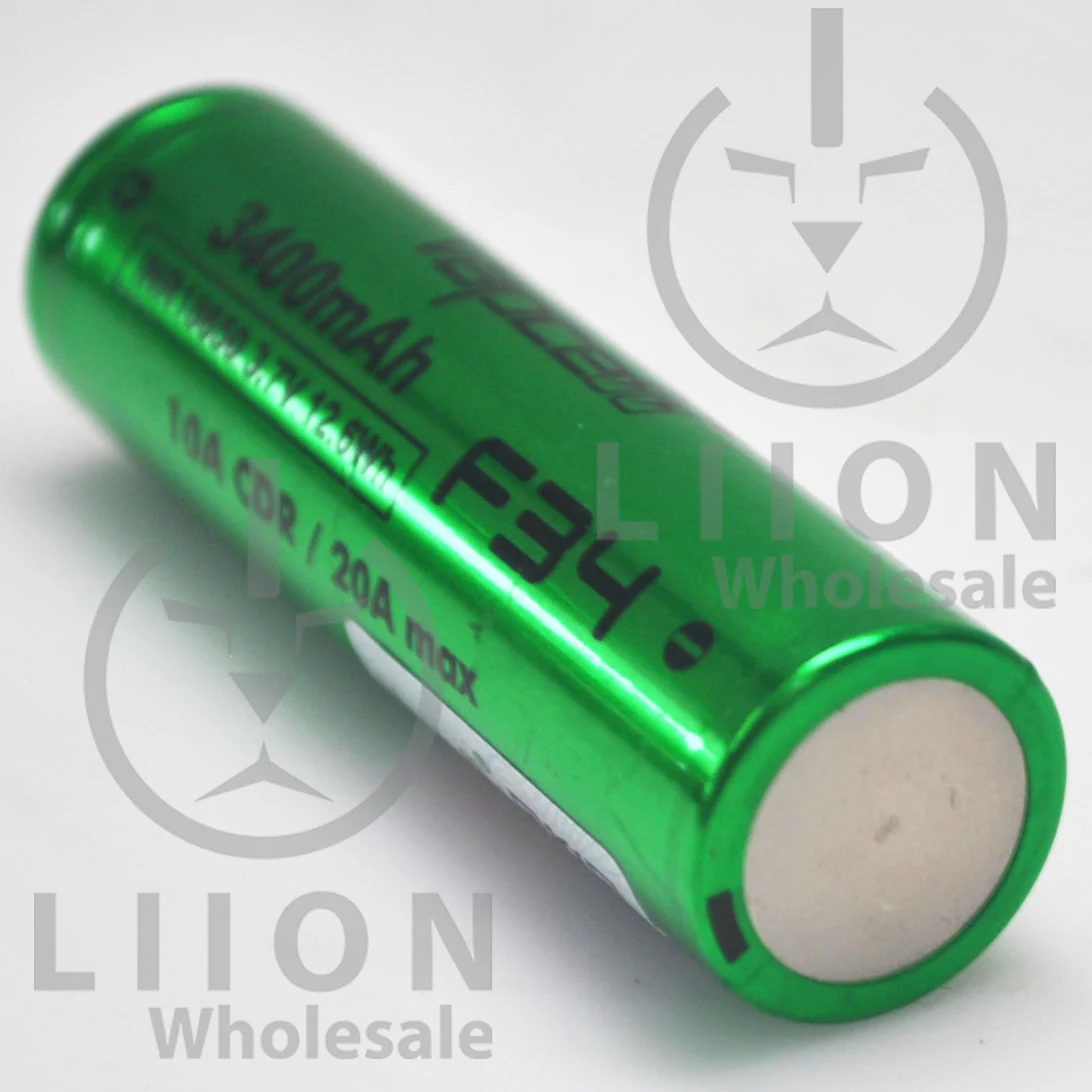 Vapcell F34 18650 10A/20A Flat Top 3400mAh Battery - Genuine - Wholesale Discount - Image 4