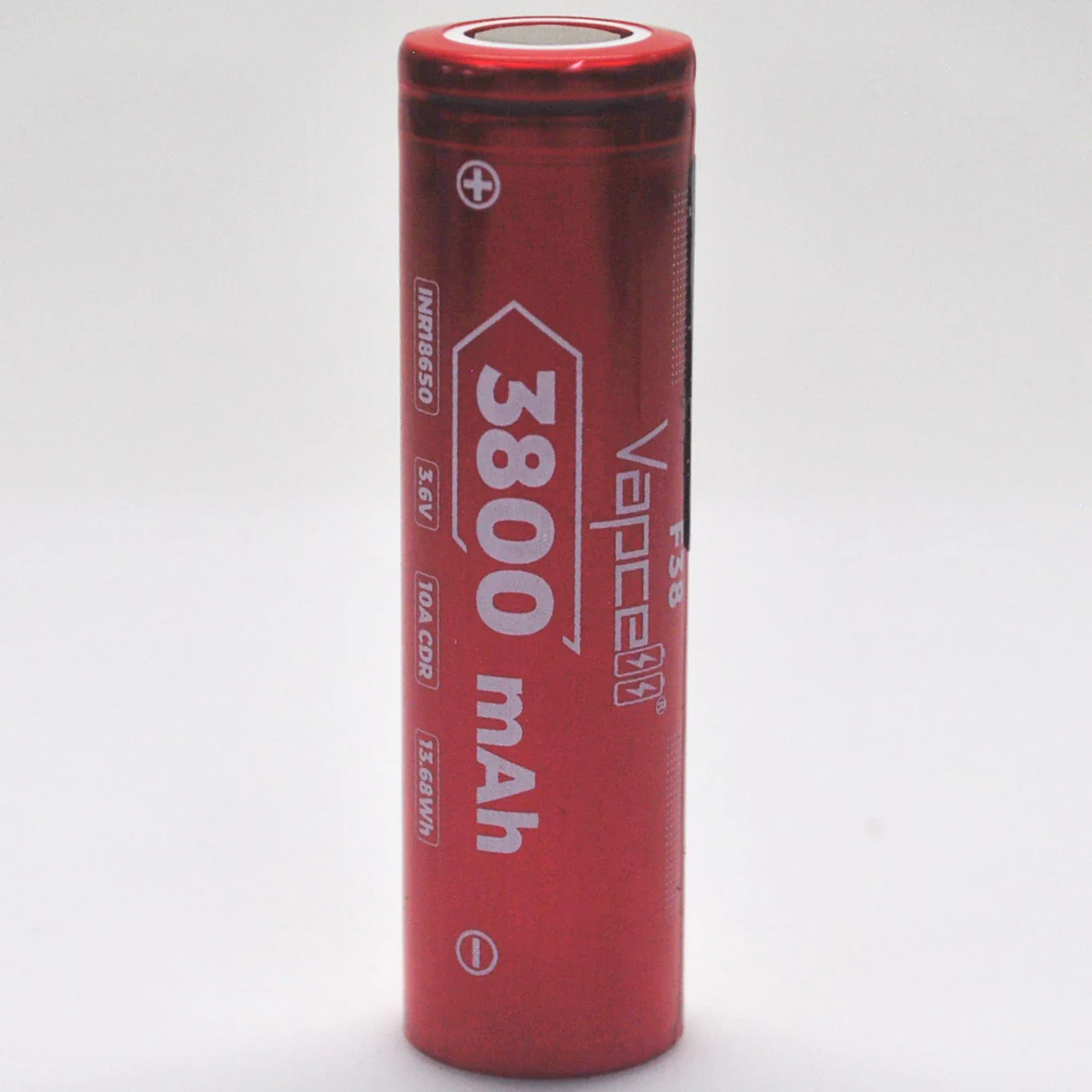 Vapcell F38 18650 10A Flat Top 3800mAh Battery - Genuine