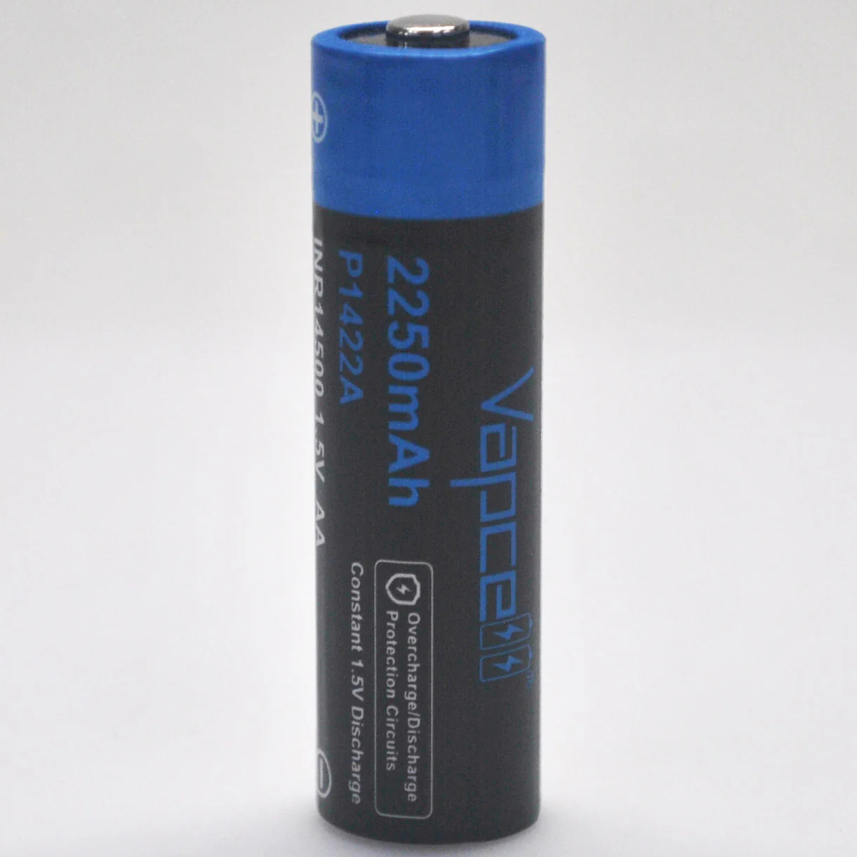 Vapcell P1422A Protected Lithium Ion AA 1.5V Battery with USB port - Genuine