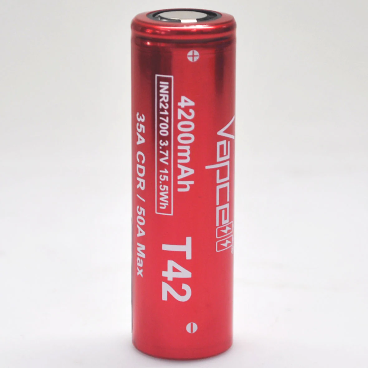 Vapcell T42 21700 35A/50A Flat Top 4200mAh Battery - Genuine - Wholesale Discount